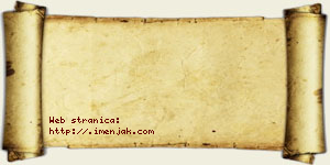 Jana Paralatić vizit kartica